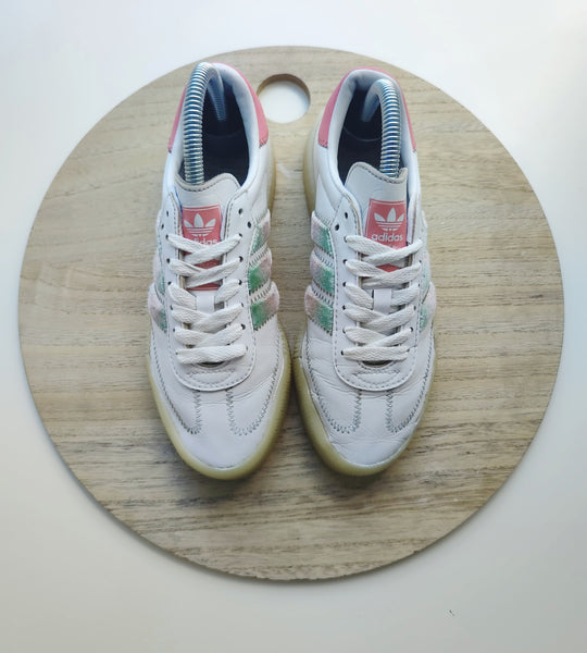 Adidas Samba White/Green/Pink T.36 2/3