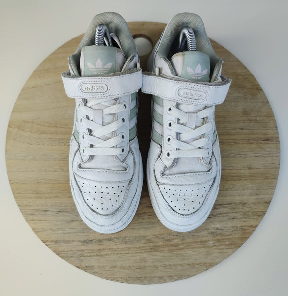 Adidas Forum Cloud White/Vapour Green T.38