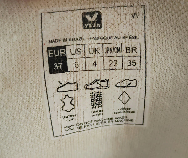 Veja V-LOCK White/Black T.37