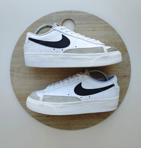 Nike Blazer Low Platform White/Black T.39