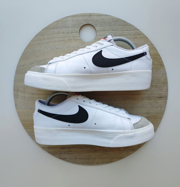 Nike Blazer Low Platform White/Black T.39