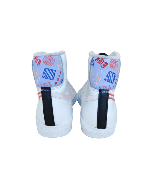 Nike Blazer Mid'77 White/Magic Ember/Purple Pulse T.37.5