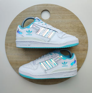 Adidas Forum Iridescent Cloud White/Supplier Colour/Pulse Aqua T.36