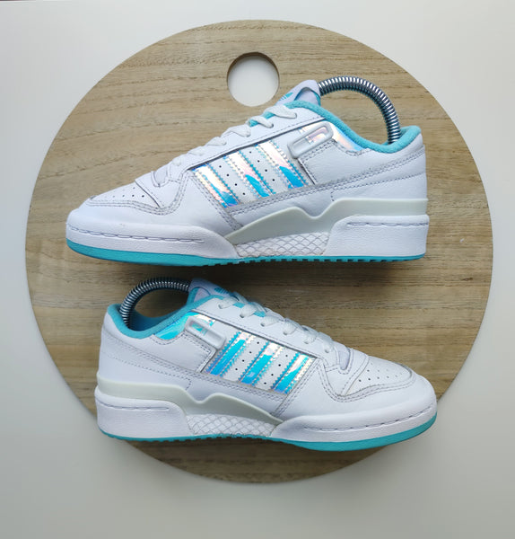 Adidas Forum Iridescent Cloud White/Supplier Colour/Pulse Aqua T.36