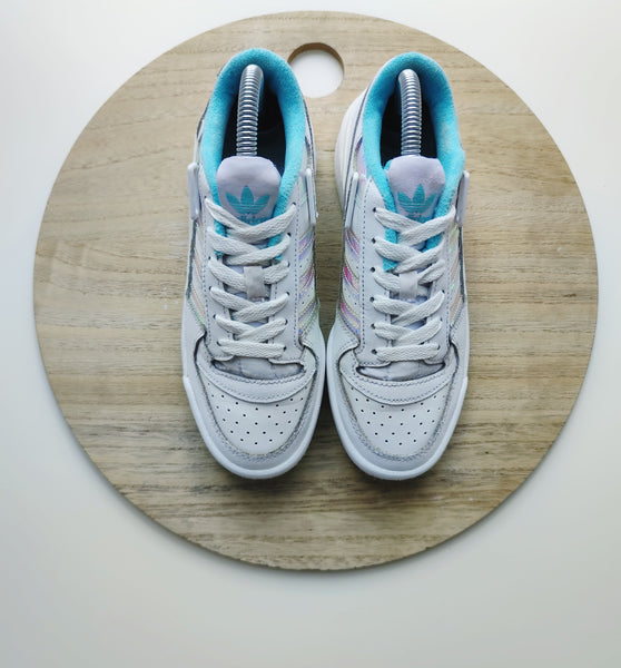 Adidas Forum Iridescent Cloud White/Supplier Colour/Pulse Aqua T.36