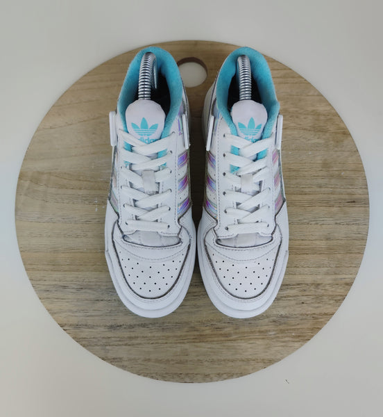 Adidas Forum Iridescent Cloud White/Supplier Colour/Pulse Aqua T.36