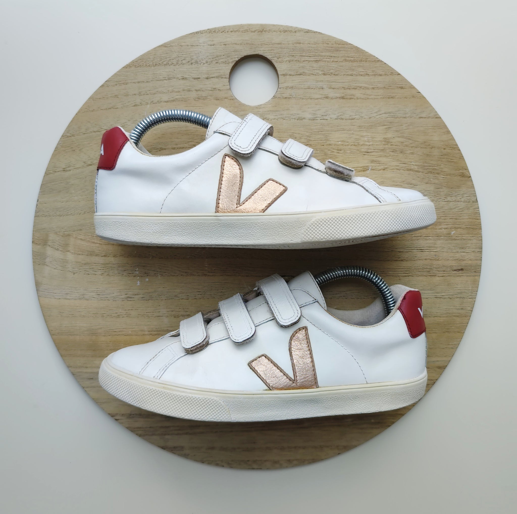 Veja Esplar White/Red/Gold à scratch T.38