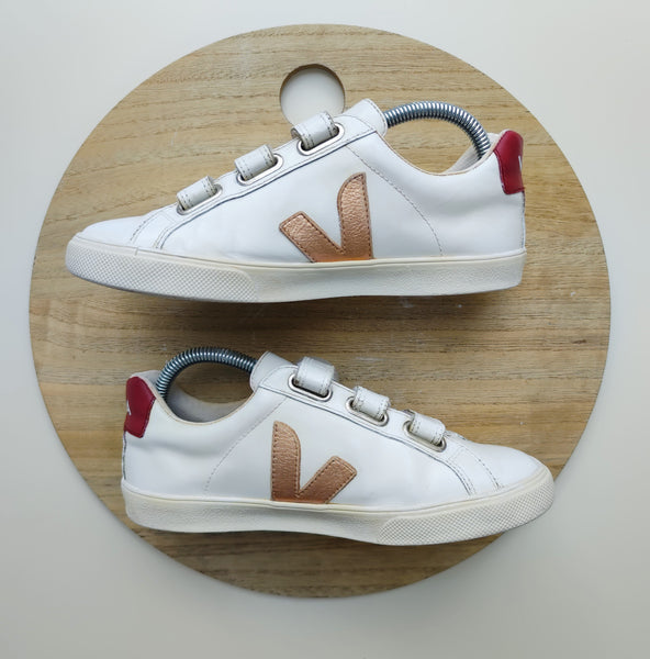 Veja Esplar White/Red/Gold à scratch T.38
