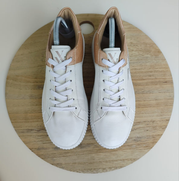 Vanessa Wu Eclair Daphné Blanches et Rose Gold T.39