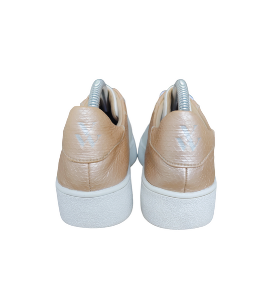 Vanessa Wu Eclair Daphné Blanches et Rose Gold T.39