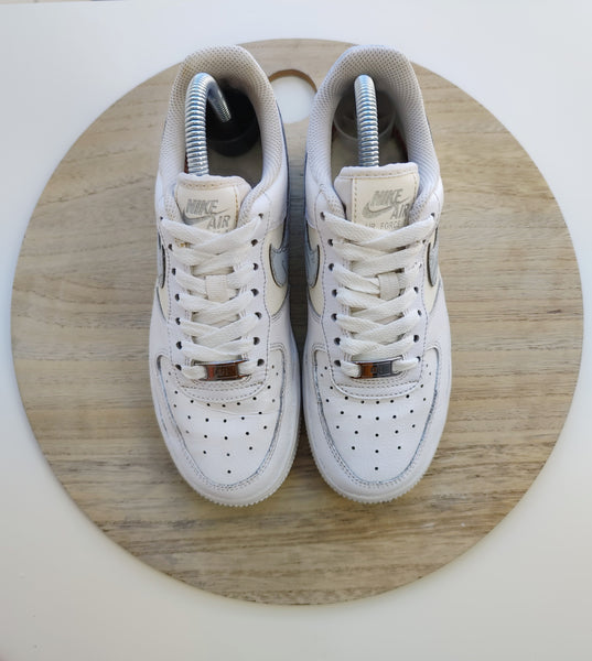 Nike Air Force One Low Mini Swooshes White/Sail/Metallic Silver/Pure Platinum T.36.5