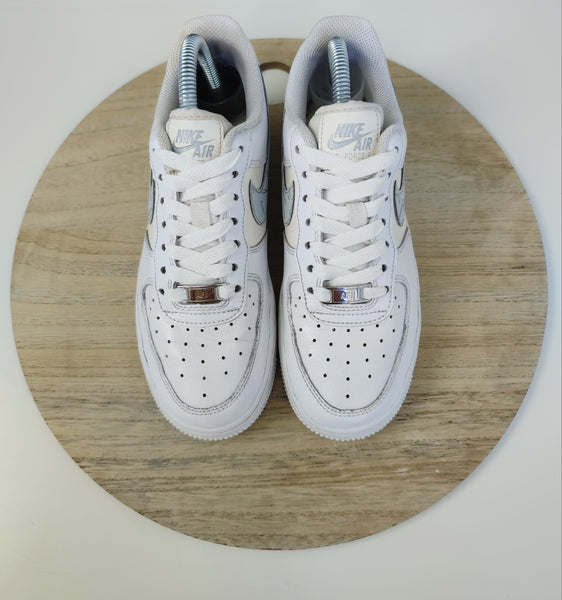 Nike Air Force One Low Mini Swooshes White/Sail/Metallic Silver/Pure Platinum T.36.5