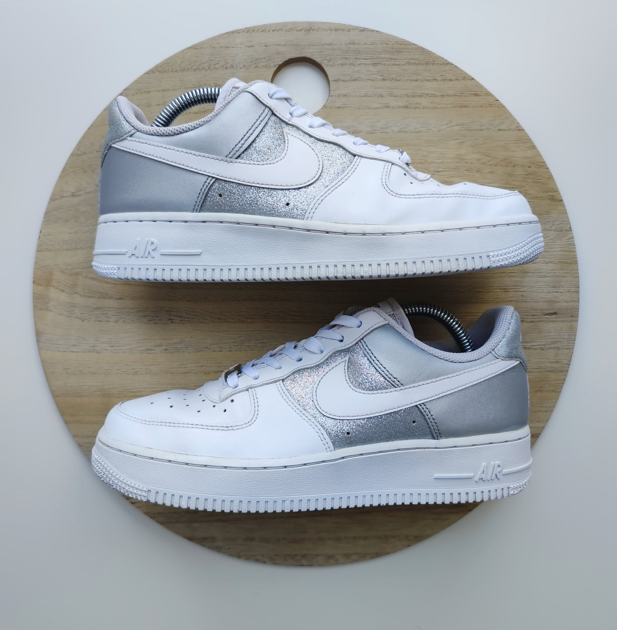 Nike Air Force One Low White/Metallic Silver T.40