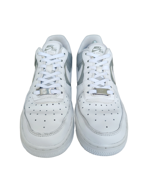 Nike Air Force One Low White/Metallic Silver T.40