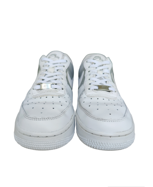 Nike Air Force One Low White/Metallic Silver T.40
