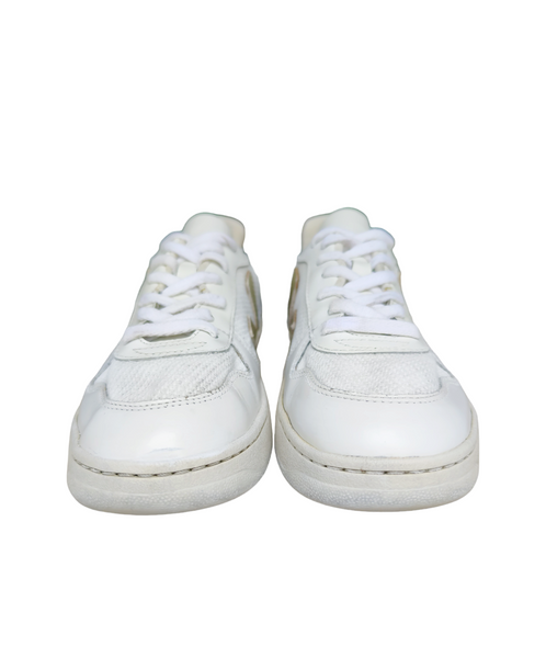 Veja V-10 White/Gold T.38