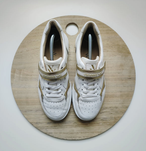 Vanessa Wu Eclair Blanches et Or T.38