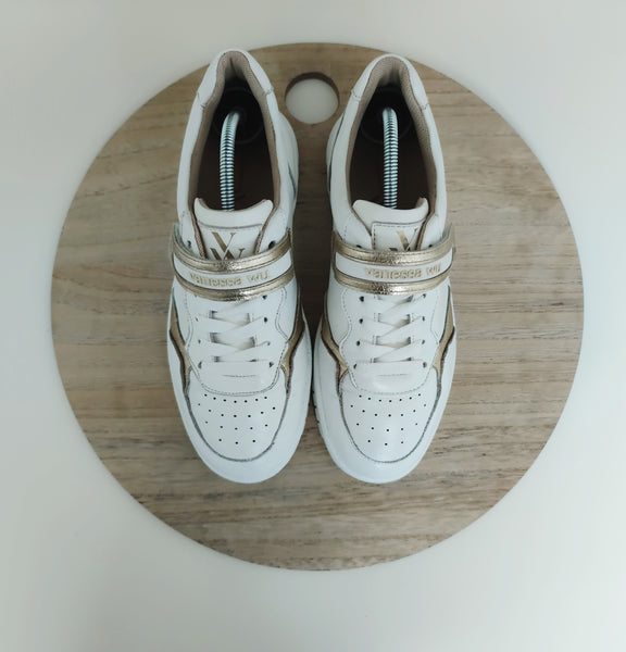Vanessa Wu Eclair Blanches et Or T.38