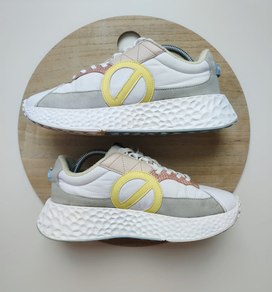 No Name Carter Runner White/Yellow/Blush T.40