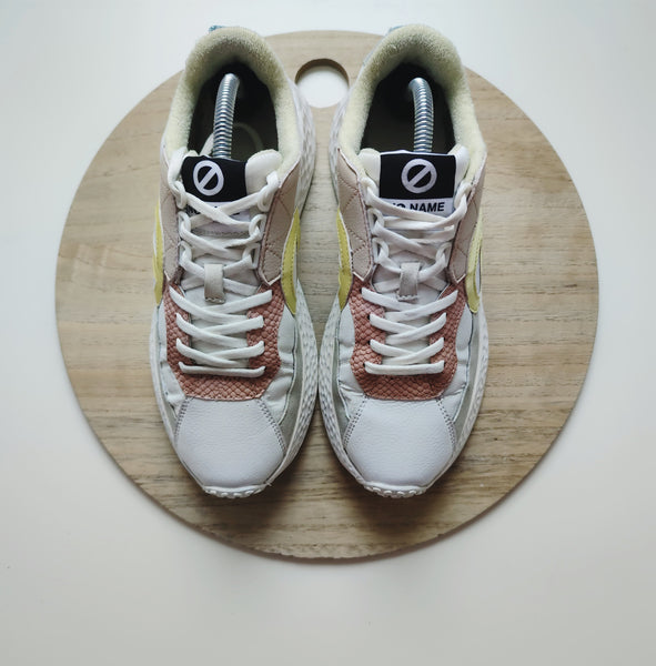 No Name Carter Runner White/Yellow/Blush T.40