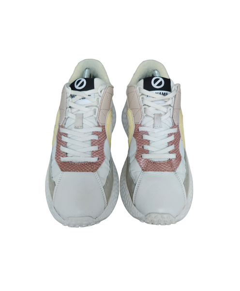 No Name Carter Runner White/Yellow/Blush T.40
