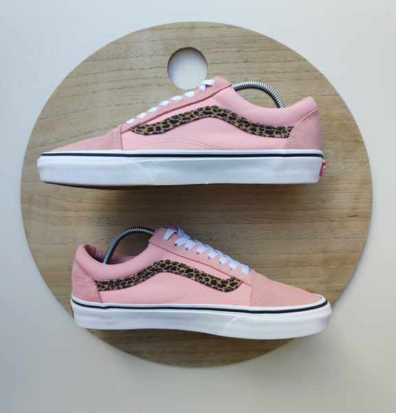 Vans Old Skool Pink/Leopard T.38