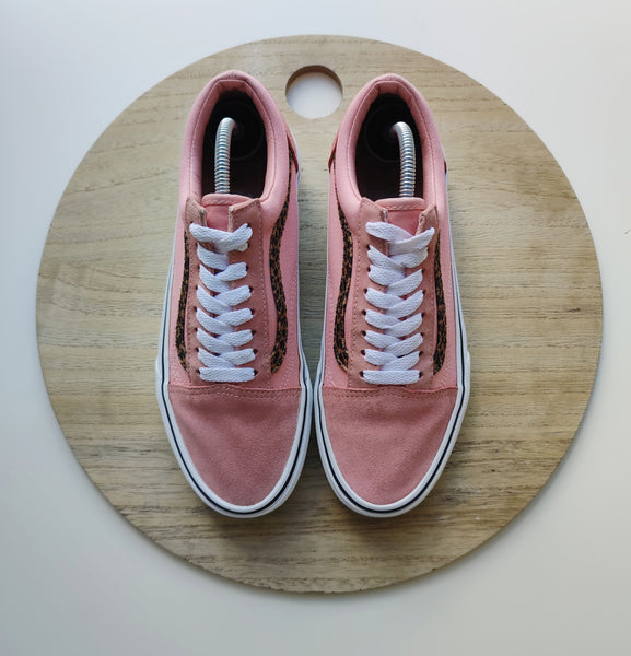 Vans Old Skool Pink/Leopard T.38