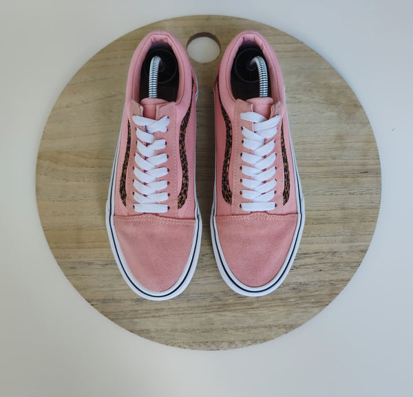 Vans Old Skool Pink/Leopard T.38