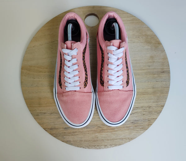 Vans Old Skool Pink/Leopard T.38