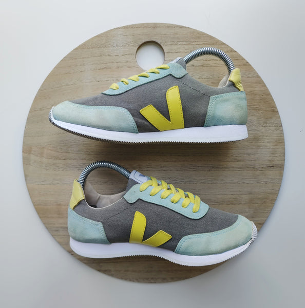 Veja Kaki/Yellow/Turquoise T.37