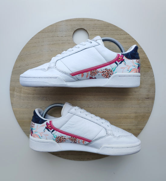 Adidas Continental 80 White/Gold Metallic/Hazy Rose T.39 1/3