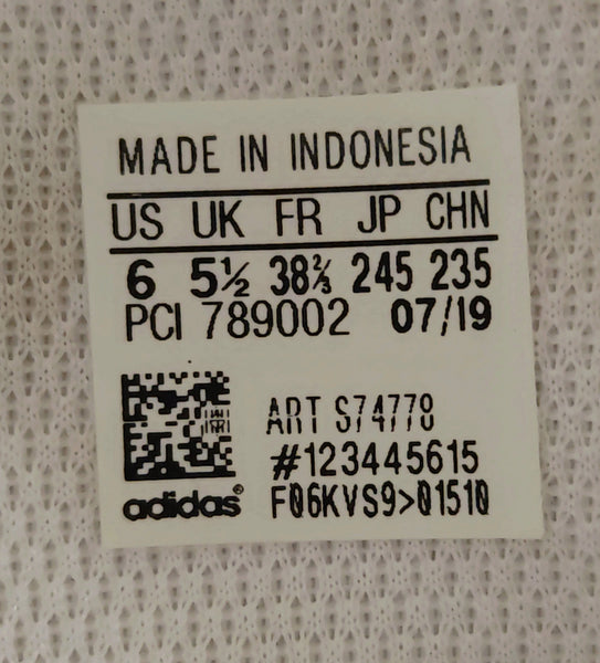 Adidas Stan Smith White/EQT Blue T.38 2/3