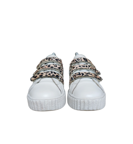 Vanessa Wu Eclair Blanche, Beige et Leopard à scratch T.38