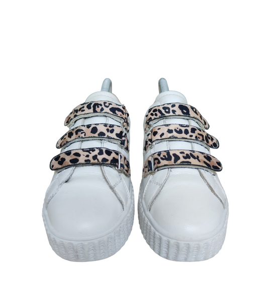 Vanessa Wu Eclair Blanche, Beige et Leopard à scratch T.38