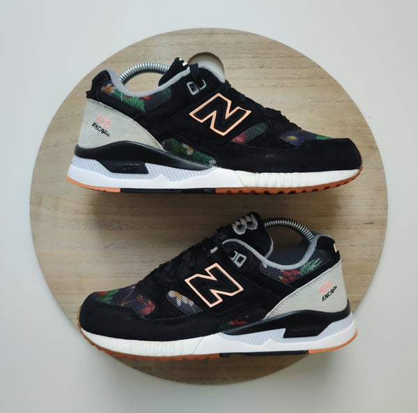 New Balance 530 Floral Black/Steel/Cosmic Coral T.39