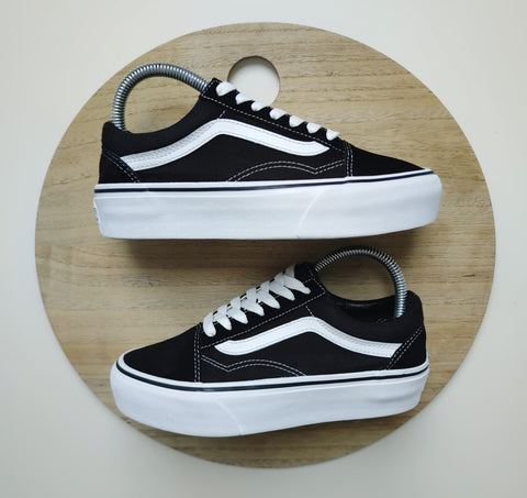 Vans Old Skool Platform Black/White T.36