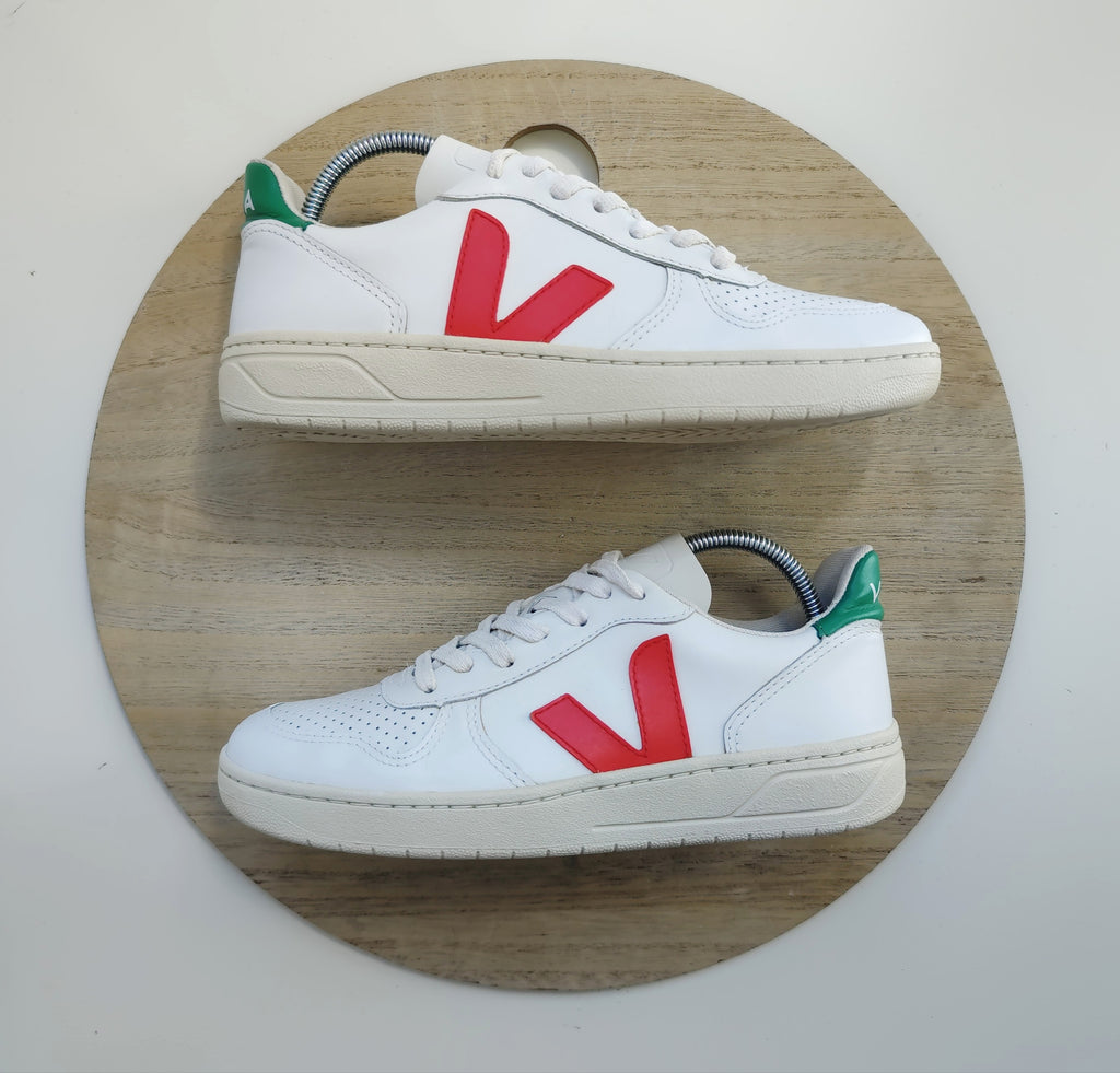 Veja V 10 White Green Red T.37 L Atelier de la Sneakers