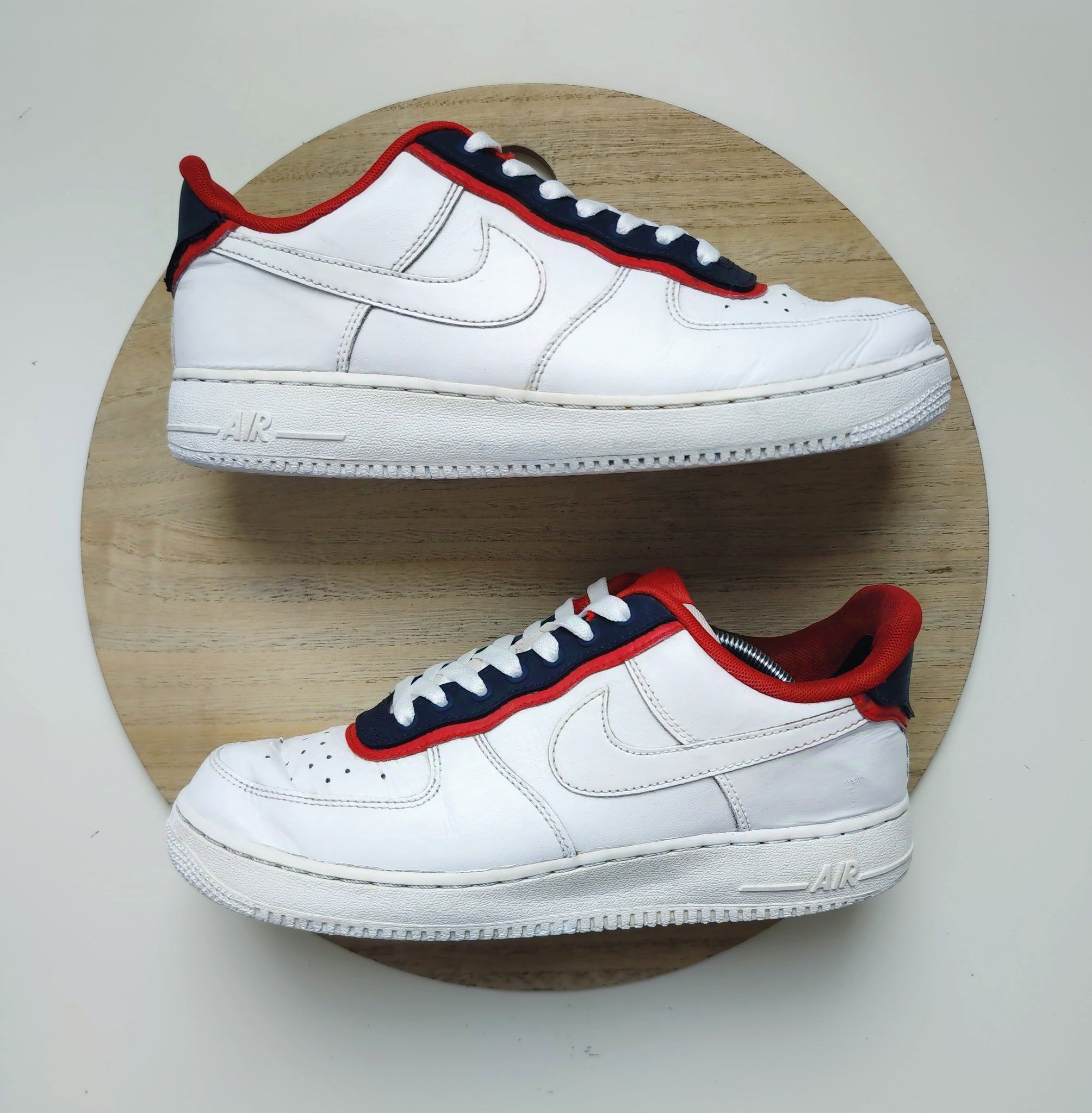 Nike Air Force One Low LV8 White Obsidian Red T.42 L Atelier de la Sneakers