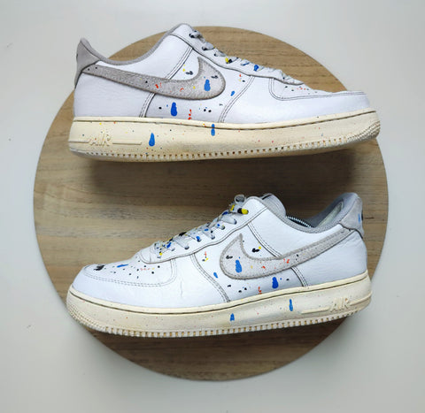 Nike Air Force One Low 07 LV8 Paint Splatter White T.42.5