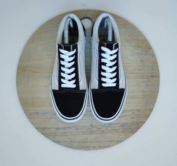 Vans Checkerboard Old Skool Platform Black/White/Pink T.38