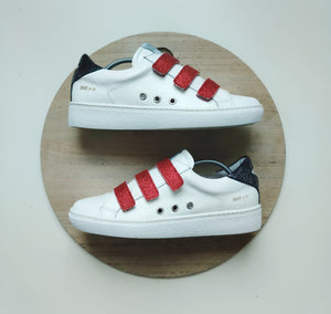 SMR Blanches et Rouges Glitter à scratch T.40