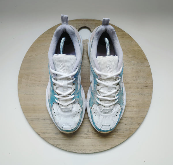 Nike M2K Tekno Summit White/Barely Rose-Metallic Silver T.38.5