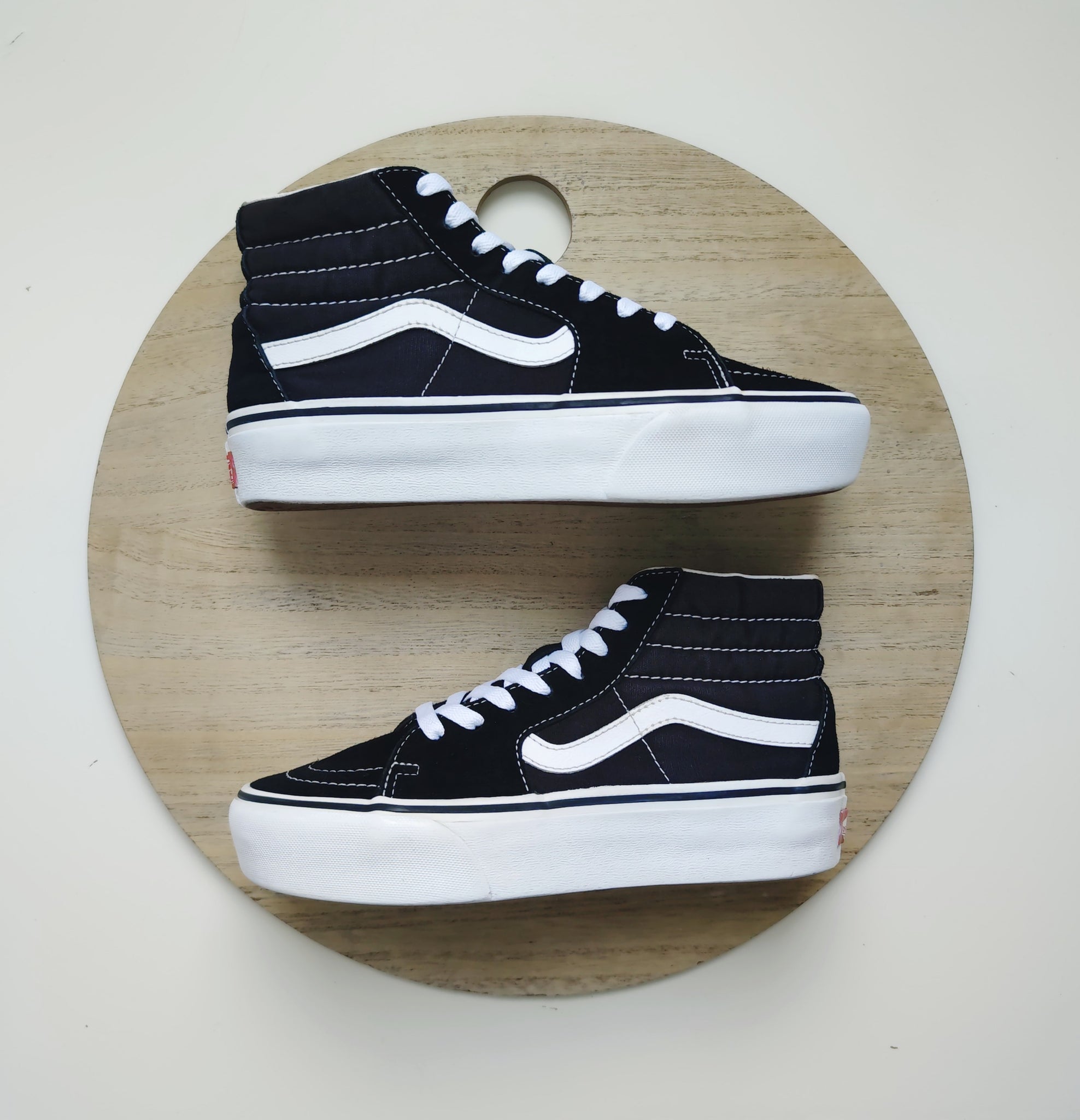 Vans SKI-H8 Platform Black/White T.36