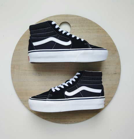 Vans SKI-H8 Platform Black/White T.36