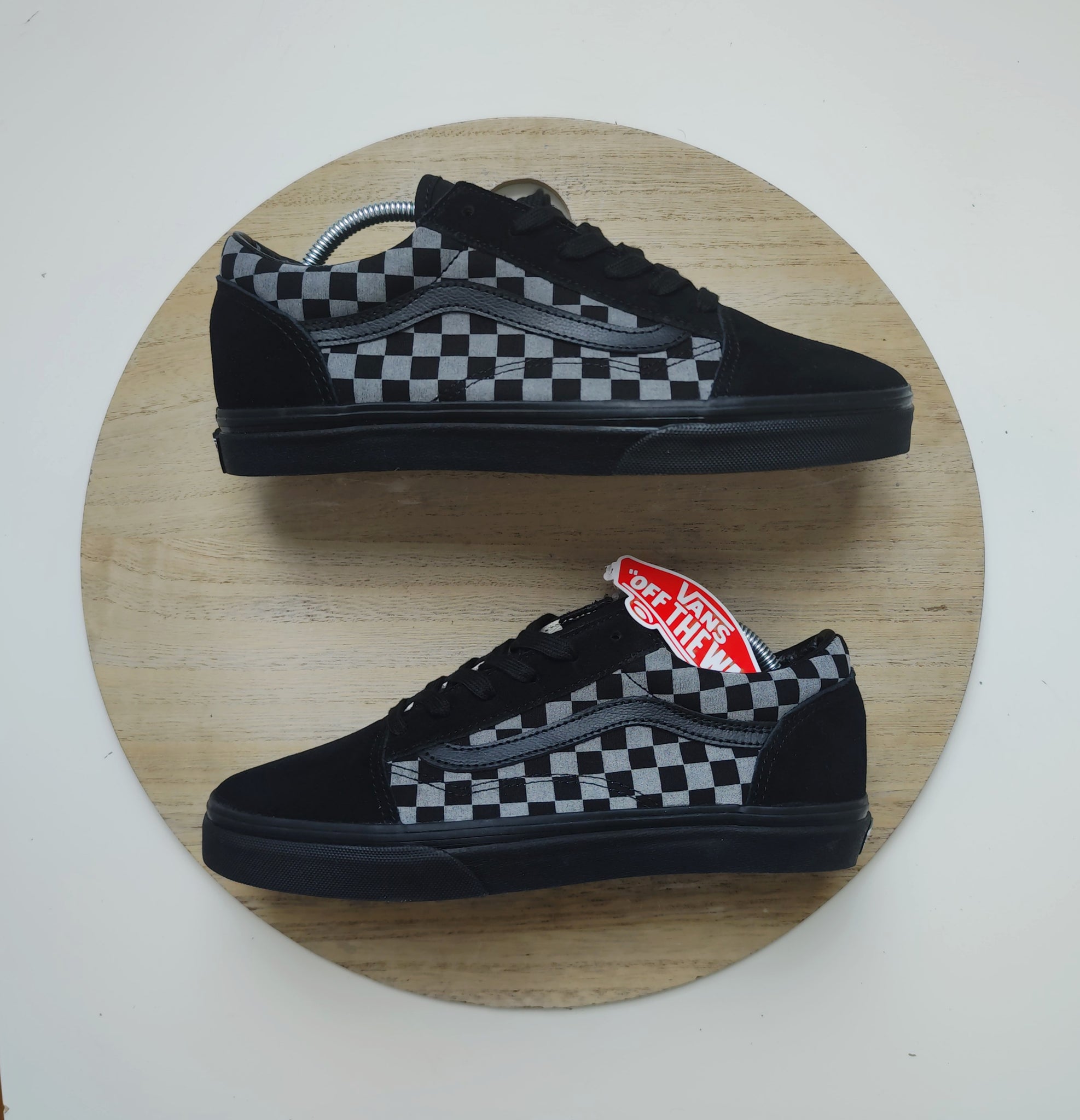 Vans Old Skool Checkerboard Reflective Black/Grey T.38.5