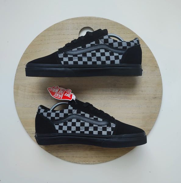 Vans Old Skool Checkerboard Reflective Black/Grey T.38.5