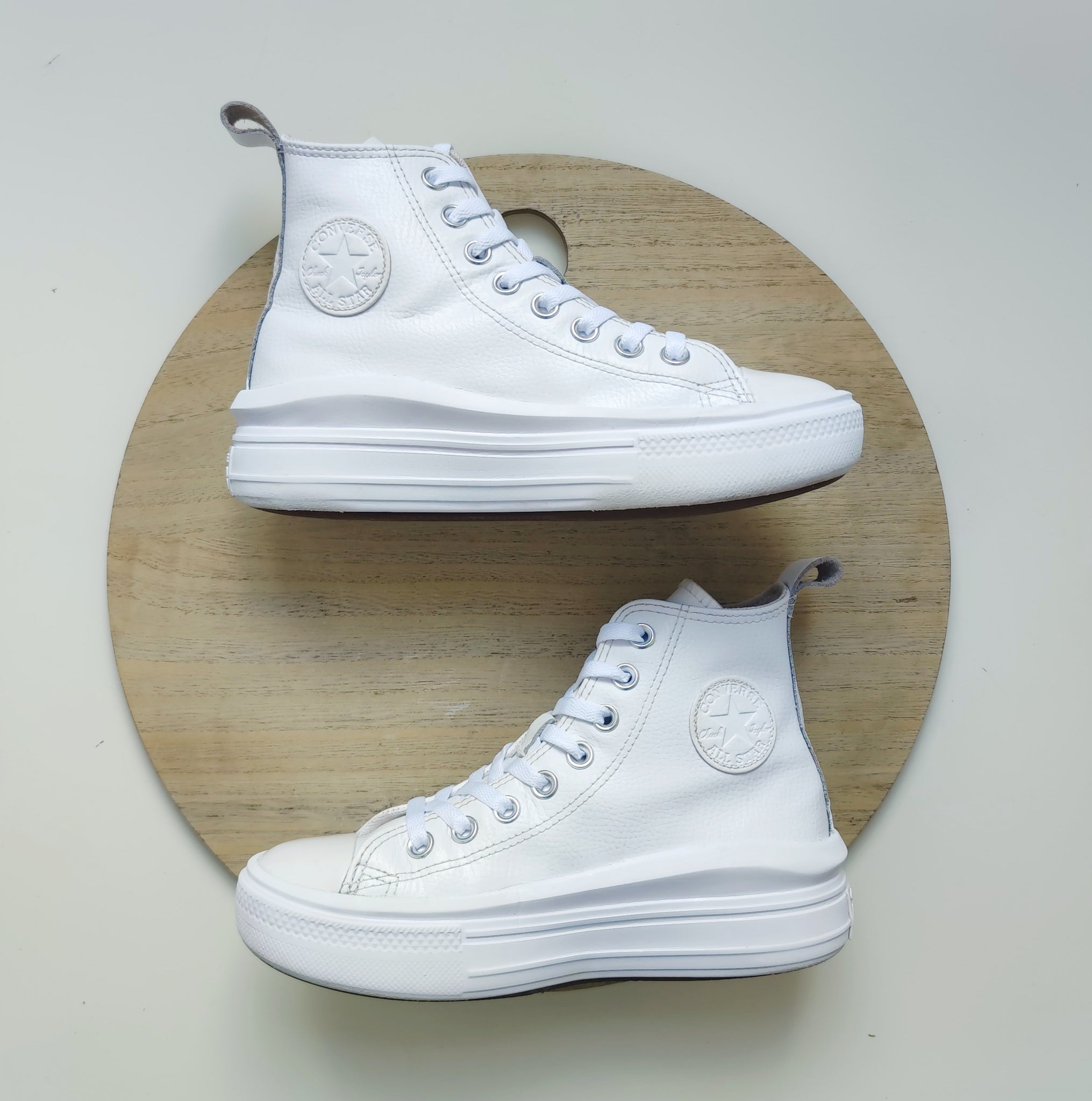 Converse Chuck Taylor All Star Move Hi White T.36