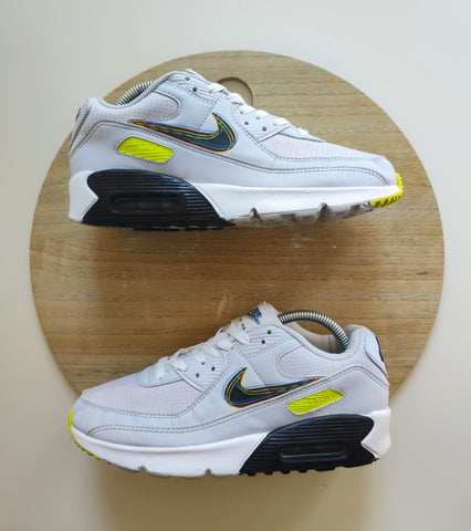 Nike Air Max 90 3D Swoosh White/Blackened Blue/Volt/Football Grey T.39
