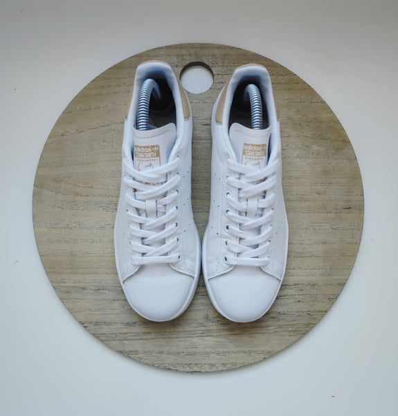 Adidas Stan Smith White/Beige/Gold Metallic T.38