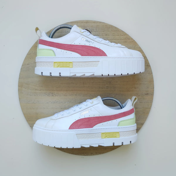 Puma Mayze White/Pistachio T.40